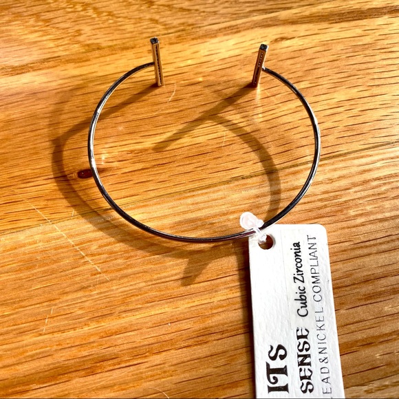 Cubic Zirconium Silver Color Bracelet - Picture 4 of 5